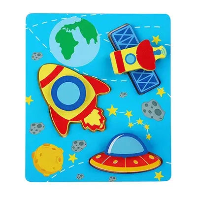 Kids Montessori 3D Wooden Puzzle Hands Grab Child Puzzle Educational Learning Toys Baby Games Puzzles For Kids 1 2 3 Years Old Pinochio