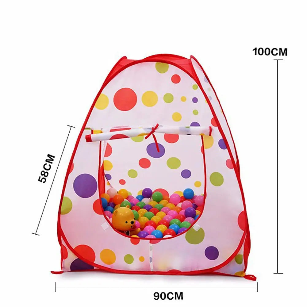 100CM Large Portable kids Play Tent house Ball Pool Folding boys girls indoor Outdoor tents for baby Children Play house gift Pinochio