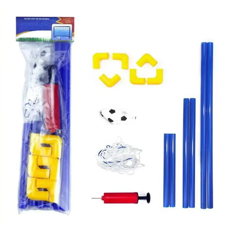 2 set Football Goal Toy Set Kids Soccer Goal Pool Set for Toddler Boys and Girls 3+ Kids Ball Toy Pinochio