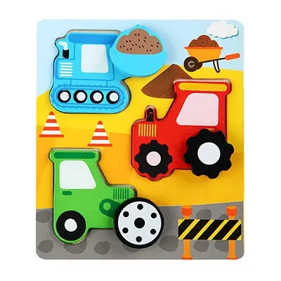 Kids Montessori 3D Wooden Puzzle Hands Grab Child Puzzle Educational Learning Toys Baby Games Puzzles For Kids 1 2 3 Years Old Pinochio