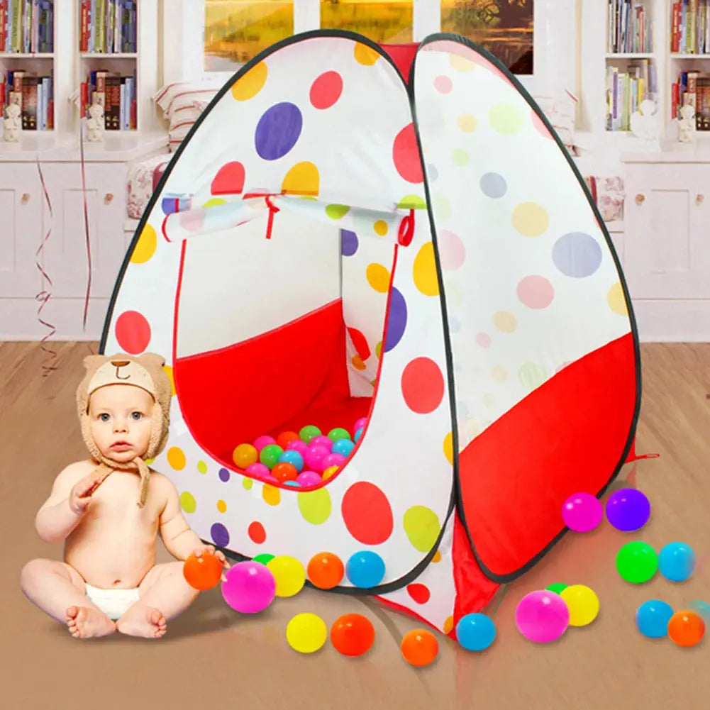 100CM Large Portable kids Play Tent house Ball Pool Folding boys girls indoor Outdoor tents for baby Children Play house gift Pinochio