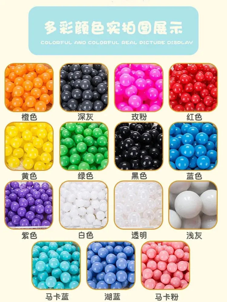 Colors Baby Plastic Balls 50Pc Eco-Friendly Soft Ocean Balls Funny Children Baby Swim Pit Toy Water Pool Ocean Wave Ball Toyball Pinochio
