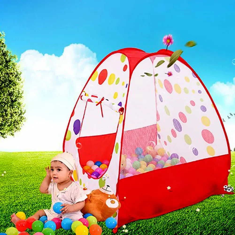 100CM Large Portable kids Play Tent house Ball Pool Folding boys girls indoor Outdoor tents for baby Children Play house gift Pinochio