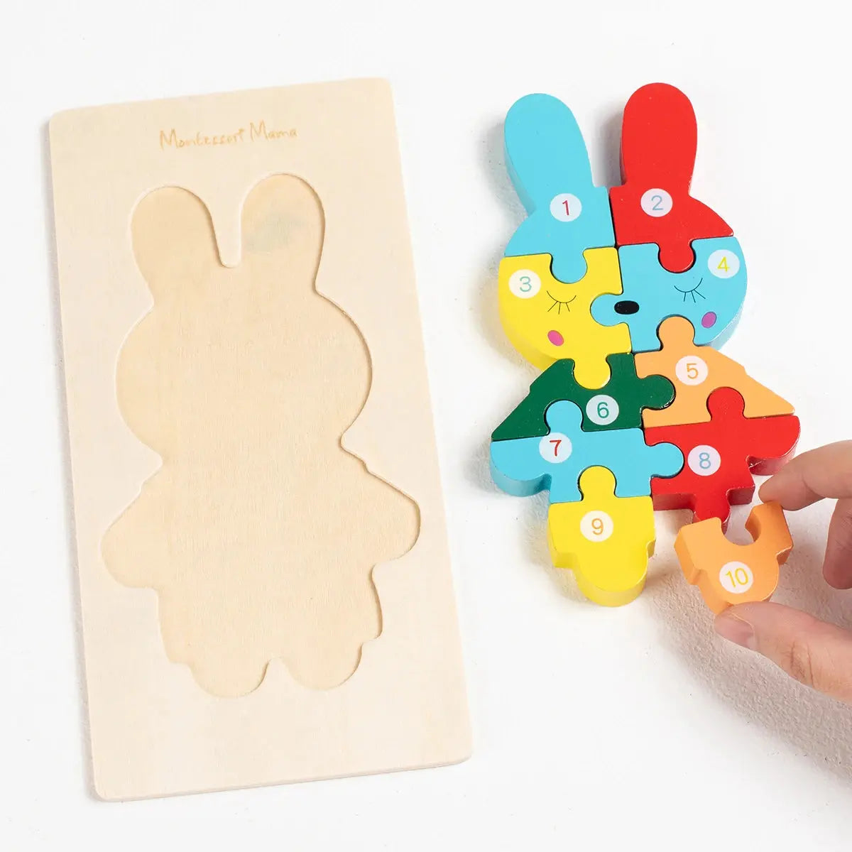 Baby Wooden toy 3D Jigsaw Puzzle Montessori Educational Toys Preschool Learning Toy gifts for Kids Pinochio