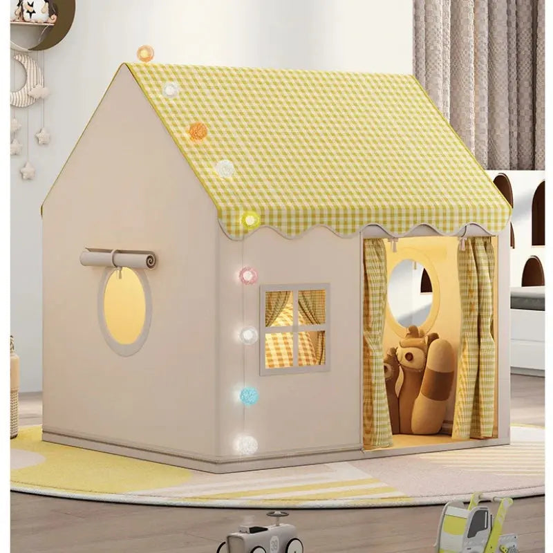 Children's Tent Indoor Play House Outdoor Games Garden Tipi Princess Castle Folding Cubby Toys Tents Enfant Room House Teepee Pinochio
