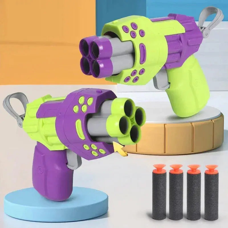 New Radish Soft Bullets Guns Children'S Toy Guns Model Fidget Toy for Kids Adults Stress Relief Toy Children Decompression Gift Pinochio