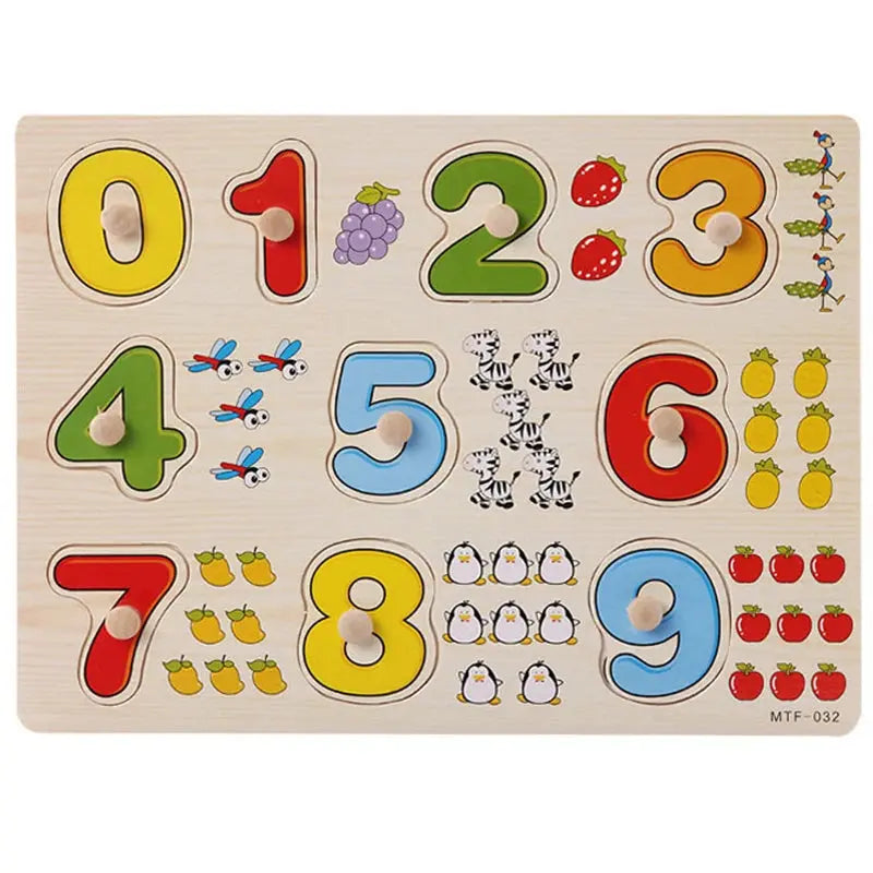 Montessori Child Puzzle Educational Baby Toys Kids Wooden Puzzle Board Jigsaw Puzzle Games Toys For Children 1 2 3 Years Pinochio