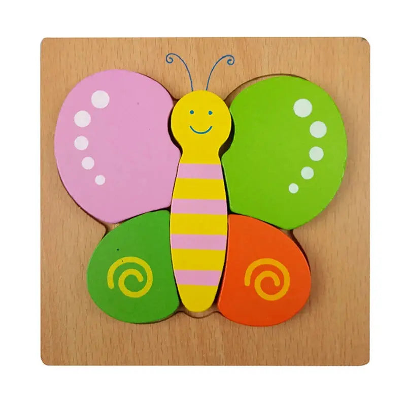 Kids Montessori 3D Wooden Puzzle Hands Grab Child Puzzle Educational Learning Toys Baby Games Puzzles For Kids 1 2 3 Years Old Pinochio