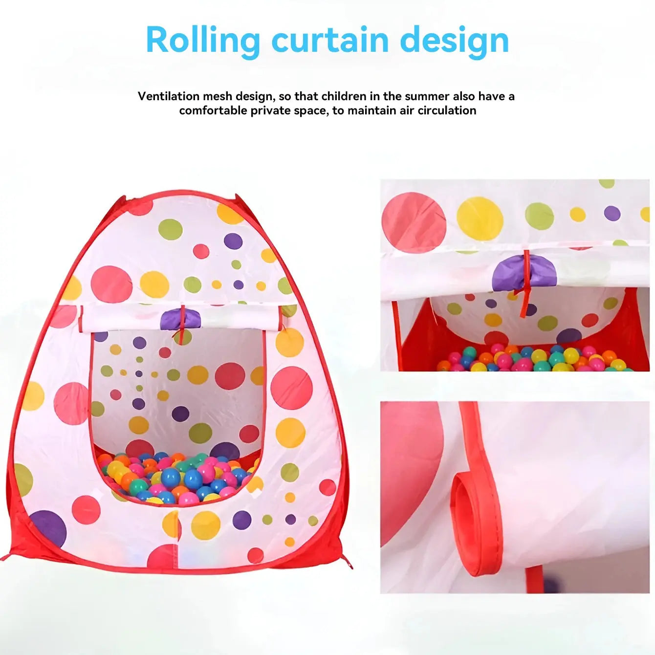 Game tent Indoor and outdoor toy game house foldable ocean ball pool tent large space Pinochio