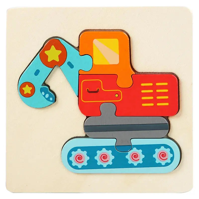 Wooden Puzzle Montessori Animals Carton Colorful Learning Education Toys Tangram Jigzaw Cognitive Wood For Children Kids Gift Pinochio