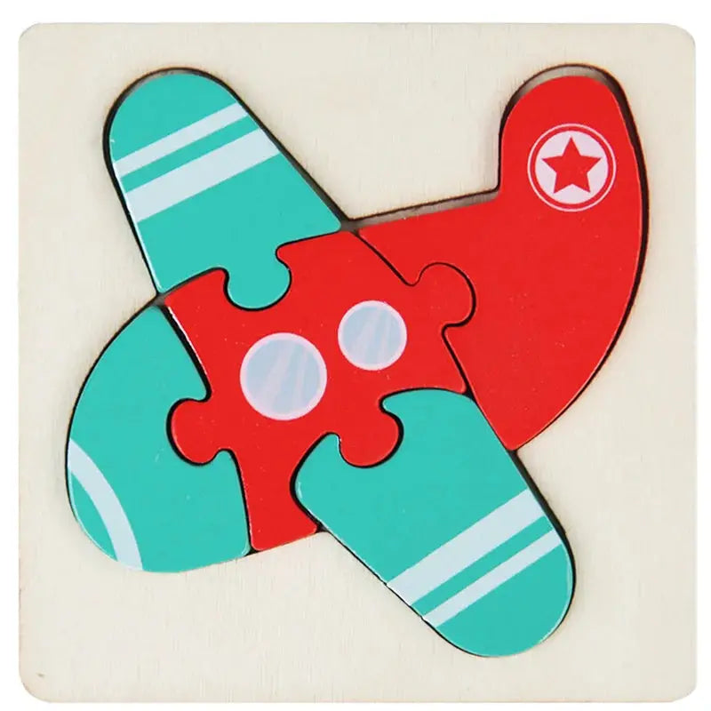 High Quality 3D Wooden Puzzle Baby Cartoon Animal Traffic Jigsaw Early Learning Cognition Game Puzzle Toys for Children Pinochio