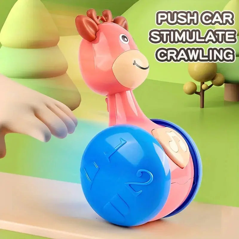 Roly Poly Baby Toys 6 to 12 Months, Tumbler Wobbler Toys for Infant Boy Girl - Perfect for Learning to Climb & Early Education! Pinochio