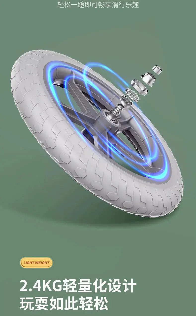 Outdoor Children's Balance Bike Toys Without Foot Pedal Baby Sports Training Walker Bicycle Inflatable Tires Best Gift for Kids Pinochio