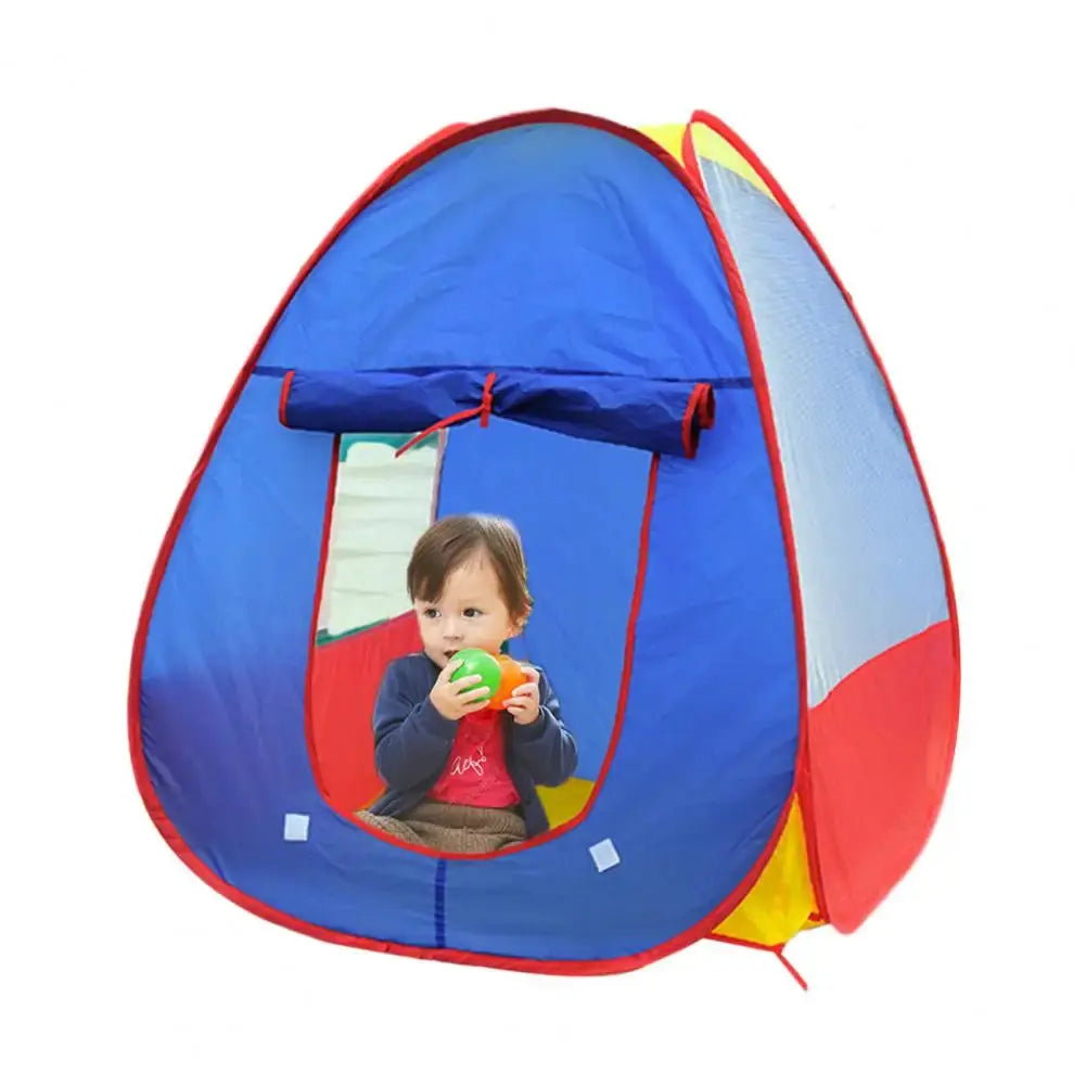 Kids Castle Play Tent Toy for Girls Boys Foldable Playhouse with Mesh Windows Safe Children Indoor Tent Fun Gift for Ages 1-6 Pinochio