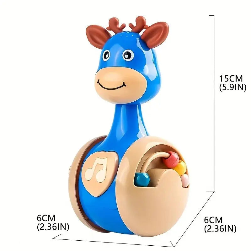 Roly Poly Baby Toys 6 to 12 Months, Tumbler Wobbler Toys for Infant Boy Girl - Perfect for Learning to Climb & Early Education! Pinochio