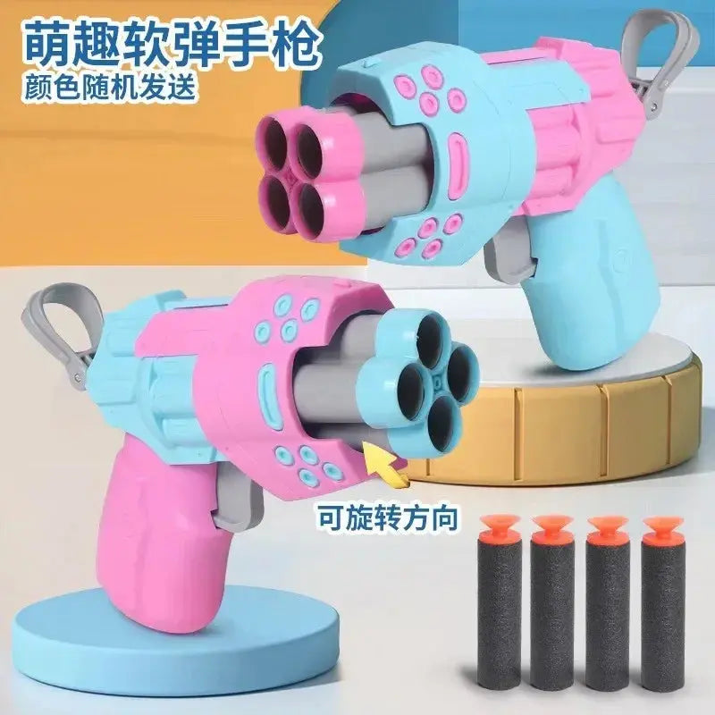 New Radish Soft Bullets Guns Children'S Toy Guns Model Fidget Toy for Kids Adults Stress Relief Toy Children Decompression Gift Pinochio