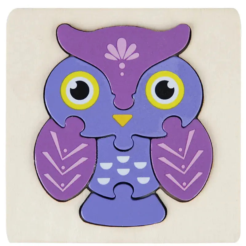 High Quality 3D Wooden Puzzle Baby Cartoon Animal Traffic Jigsaw Early Learning Cognition Game Puzzle Toys for Children Pinochio