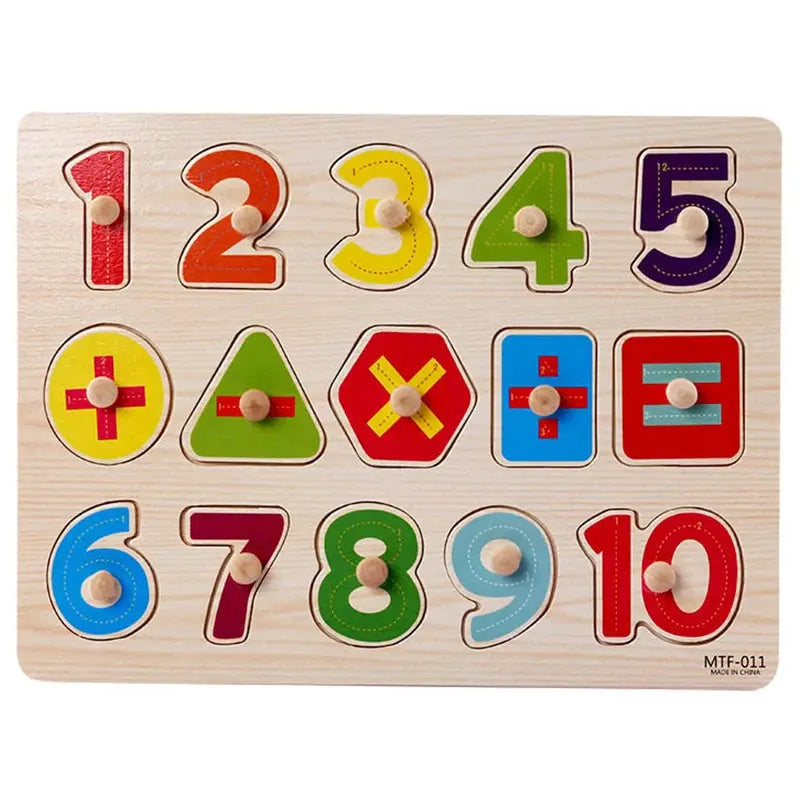 Montessori Child Puzzle Educational Baby Toys Kids Wooden Puzzle Board Jigsaw Puzzle Games Toys For Children 1 2 3 Years Pinochio