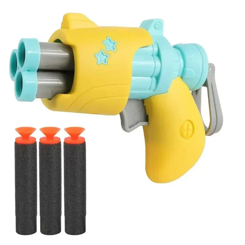 New Radish Soft Bullets Guns Children'S Toy Guns Model Fidget Toy for Kids Adults Stress Relief Toy Children Decompression Gift Pinochio