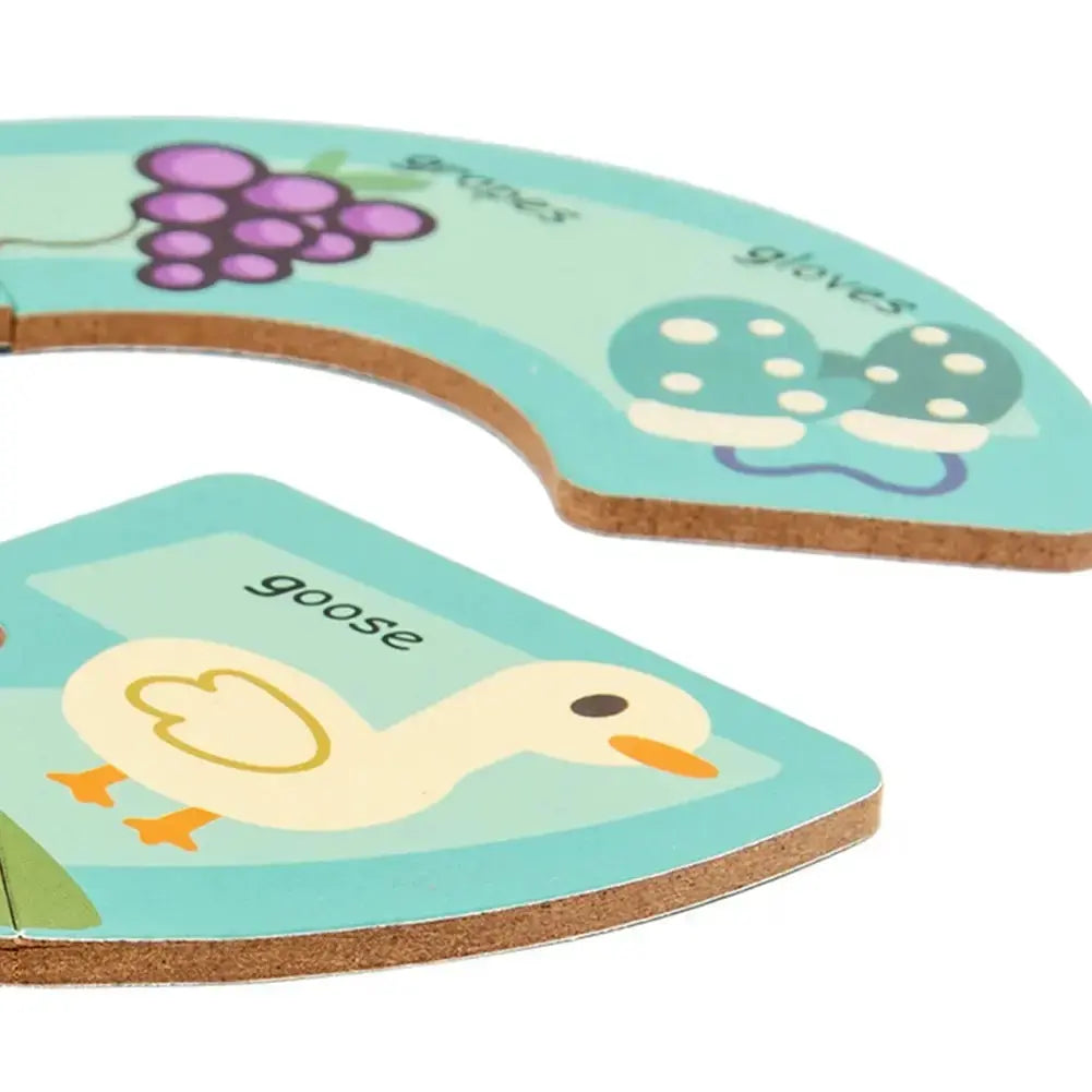Montessori Wooden Alphabet Puzzles for Kids 3 4 5 Years ABC Kids Learning Toys Educational Montessori Puzzle for Preschool Boys Pinochio