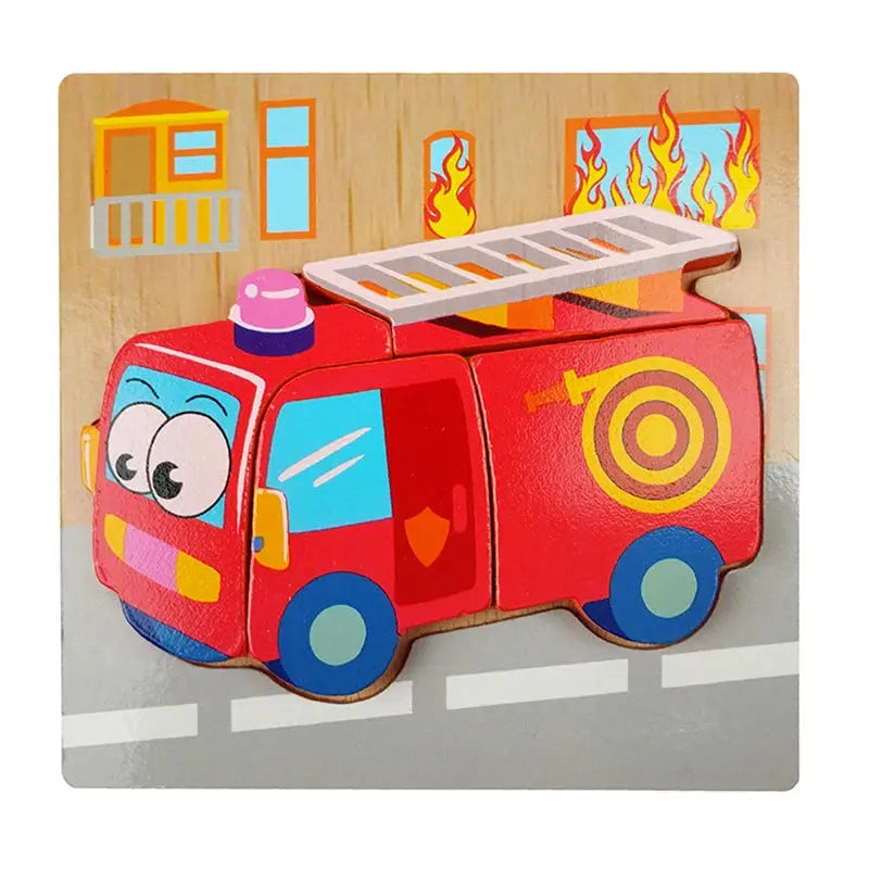Kids Montessori 3D Wooden Puzzle Hands Grab Child Puzzle Educational Learning Toys Baby Games Puzzles For Kids 1 2 3 Years Old Pinochio