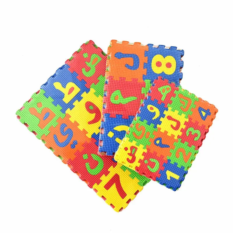 EVA Play Foam Number Arabic Letter Mats Puzzle Toys for Muslim Kids Soft Floor Play Carpet Educational Crawling Mat Baby Toy Pinochio