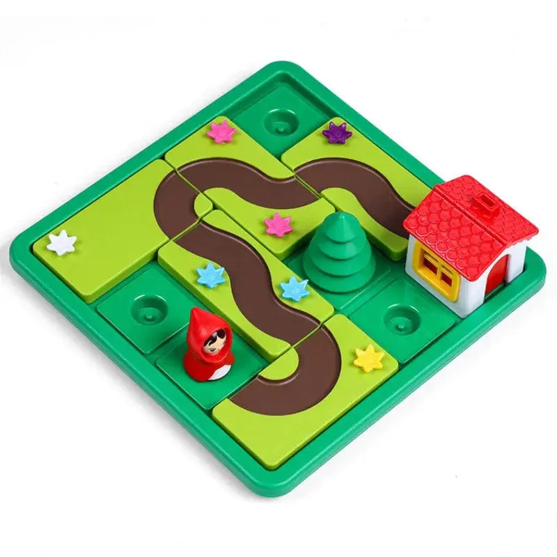 Board Game Little Red Riding Hood Smart Hide Seek Board Games With Solution Skill-Building Puzzle Game Toy Children Gift Pinochio
