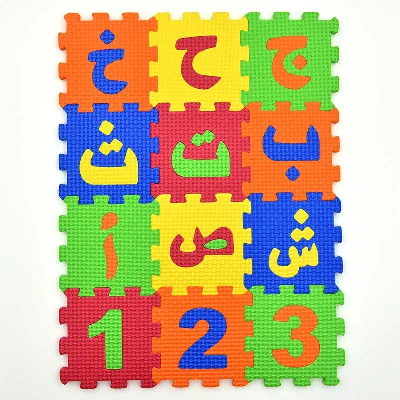 EVA Play Foam Number Arabic Letter Mats Puzzle Toys for Muslim Kids Soft Floor Play Carpet Educational Crawling Mat Baby Toy Pinochio