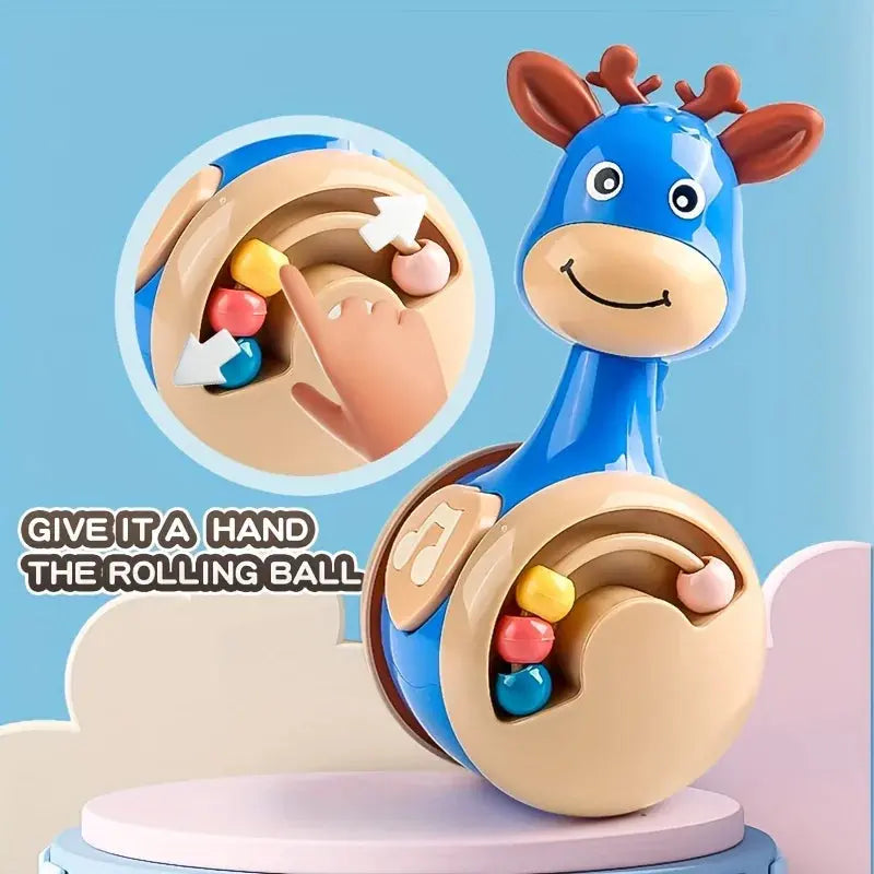 Roly Poly Baby Toys 6 to 12 Months, Tumbler Wobbler Toys for Infant Boy Girl - Perfect for Learning to Climb & Early Education! Pinochio