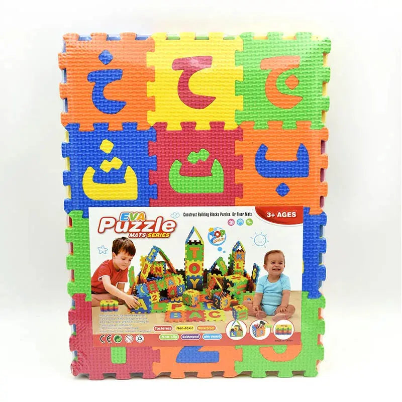 EVA Play Foam Number Arabic Letter Mats Puzzle Toys for Muslim Kids Soft Floor Play Carpet Educational Crawling Mat Baby Toy Pinochio
