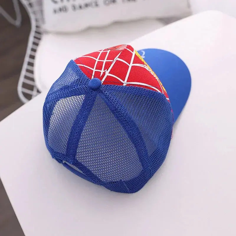 Spiderman Baseball Cap Boys Girls Hats Superhero Peripheral Sunhat Childrens Birthday Gift Cosplay Props Fashion Caps Pinochio