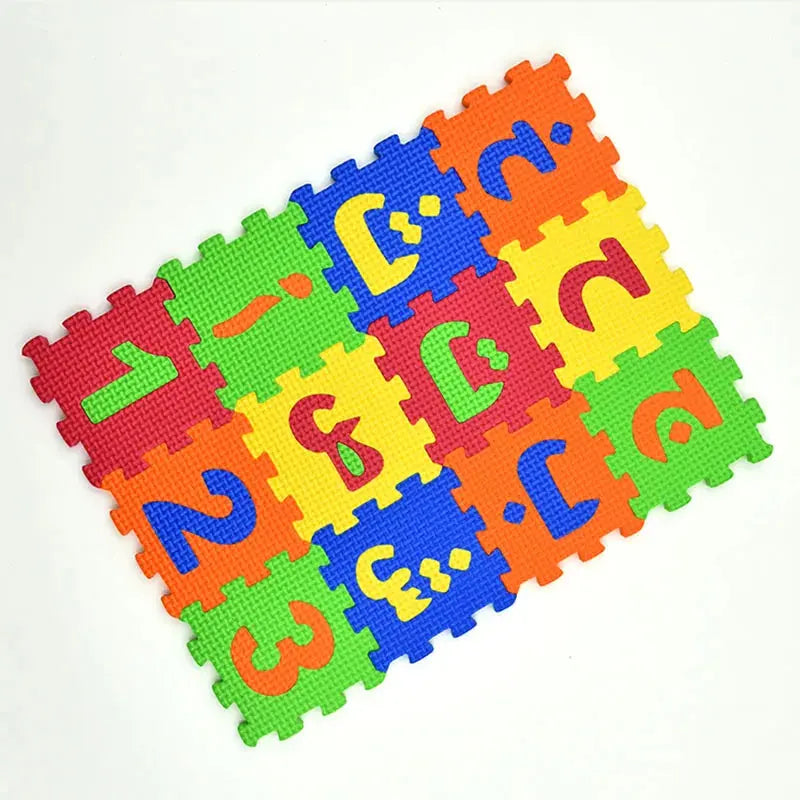 EVA Play Foam Number Arabic Letter Mats Puzzle Toys for Muslim Kids Soft Floor Play Carpet Educational Crawling Mat Baby Toy Pinochio