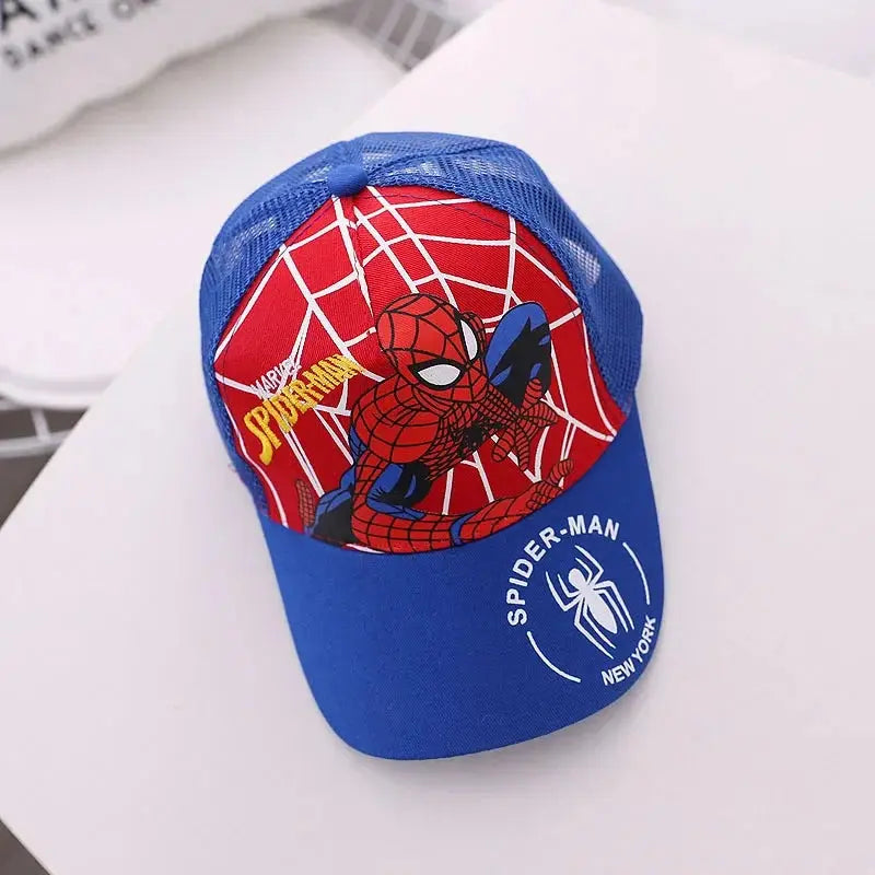 Spiderman Baseball Cap Boys Girls Hats Superhero Peripheral Sunhat Childrens Birthday Gift Cosplay Props Fashion Caps Pinochio