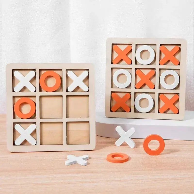 Funny Gifts Desk Decoration Family Games Table Toy Board Game Tic Tac Toe Pinochio