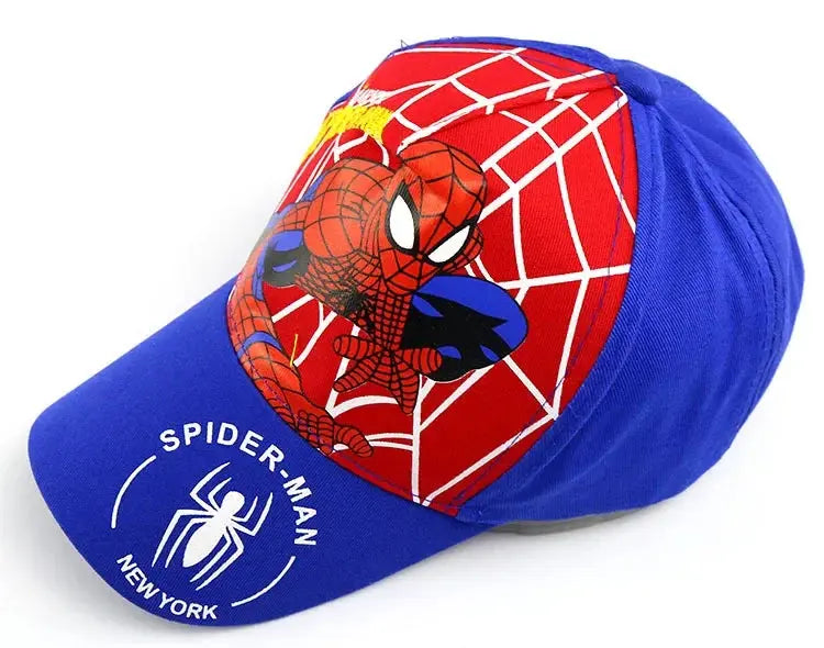 Spiderman Baseball Cap Boys Girls Hats Superhero Peripheral Sunhat Childrens Birthday Gift Cosplay Props Fashion Caps Pinochio