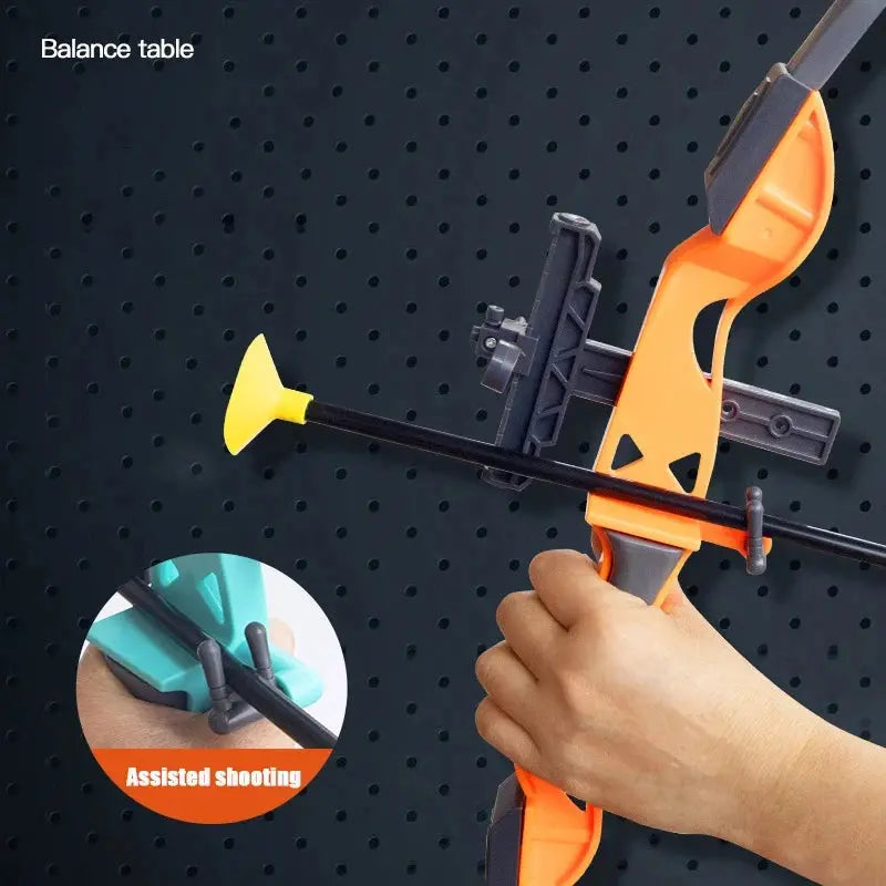 92cm Children's Bow and Arrow Toy Set Children's Archery Practice Recurve Bow Outdoor Shooting Toy with Target Birthday Gift Pinochio