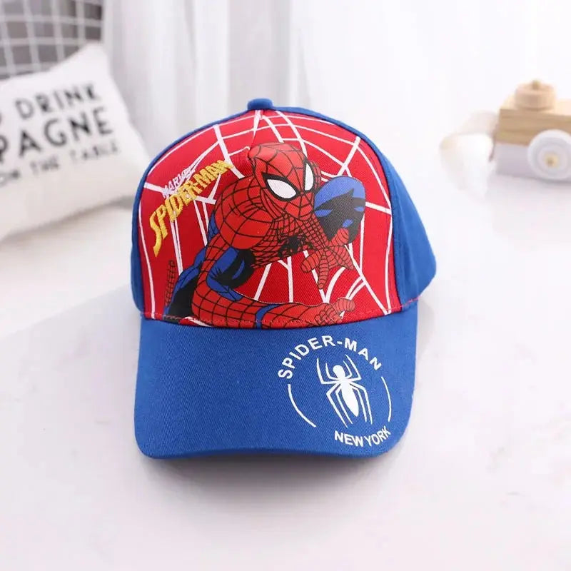 Spiderman Baseball Cap Boys Girls Hats Superhero Peripheral Sunhat Childrens Birthday Gift Cosplay Props Fashion Caps Pinochio