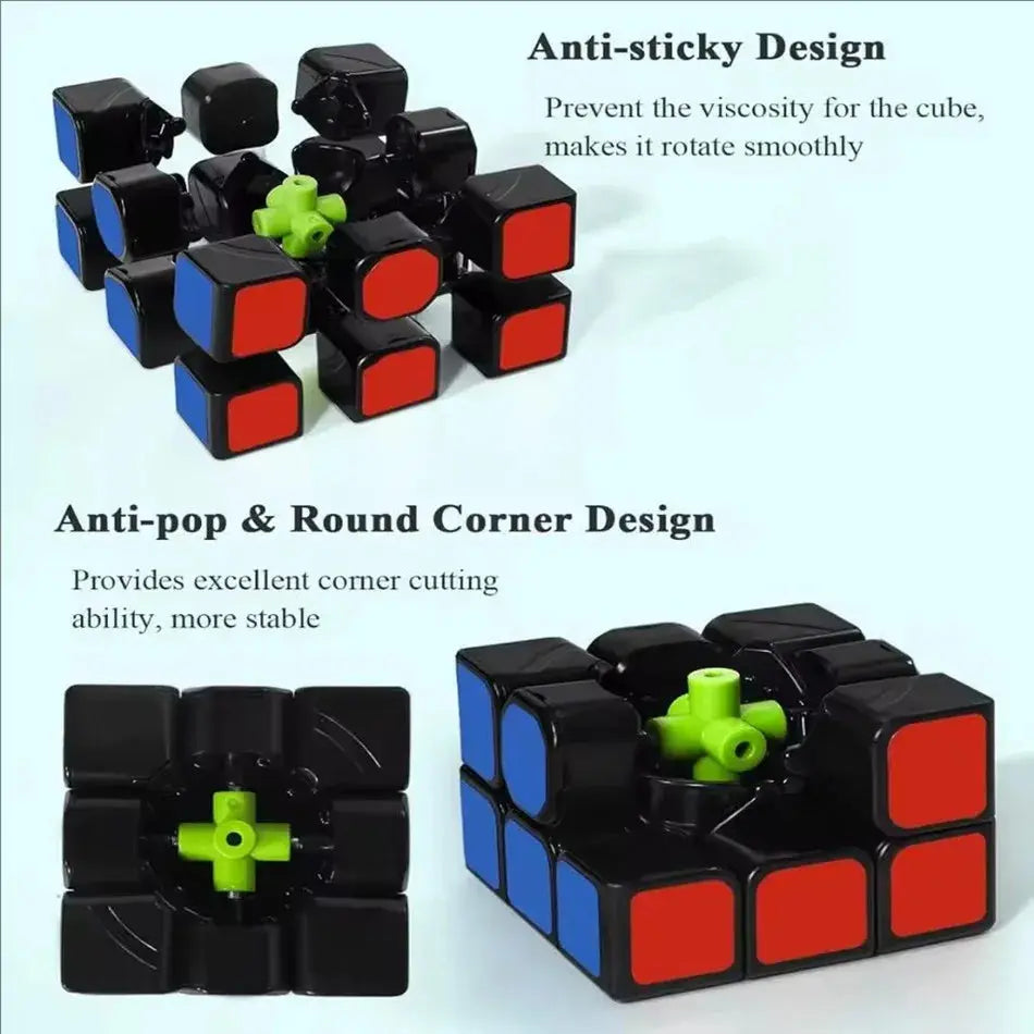 New Moyu Hot Selling Cubing Classroom MF3 3X3 Magic Cube Meilong 3x3x3 Black Puzzle Early Education Toy Gifts For Kids Pinochio