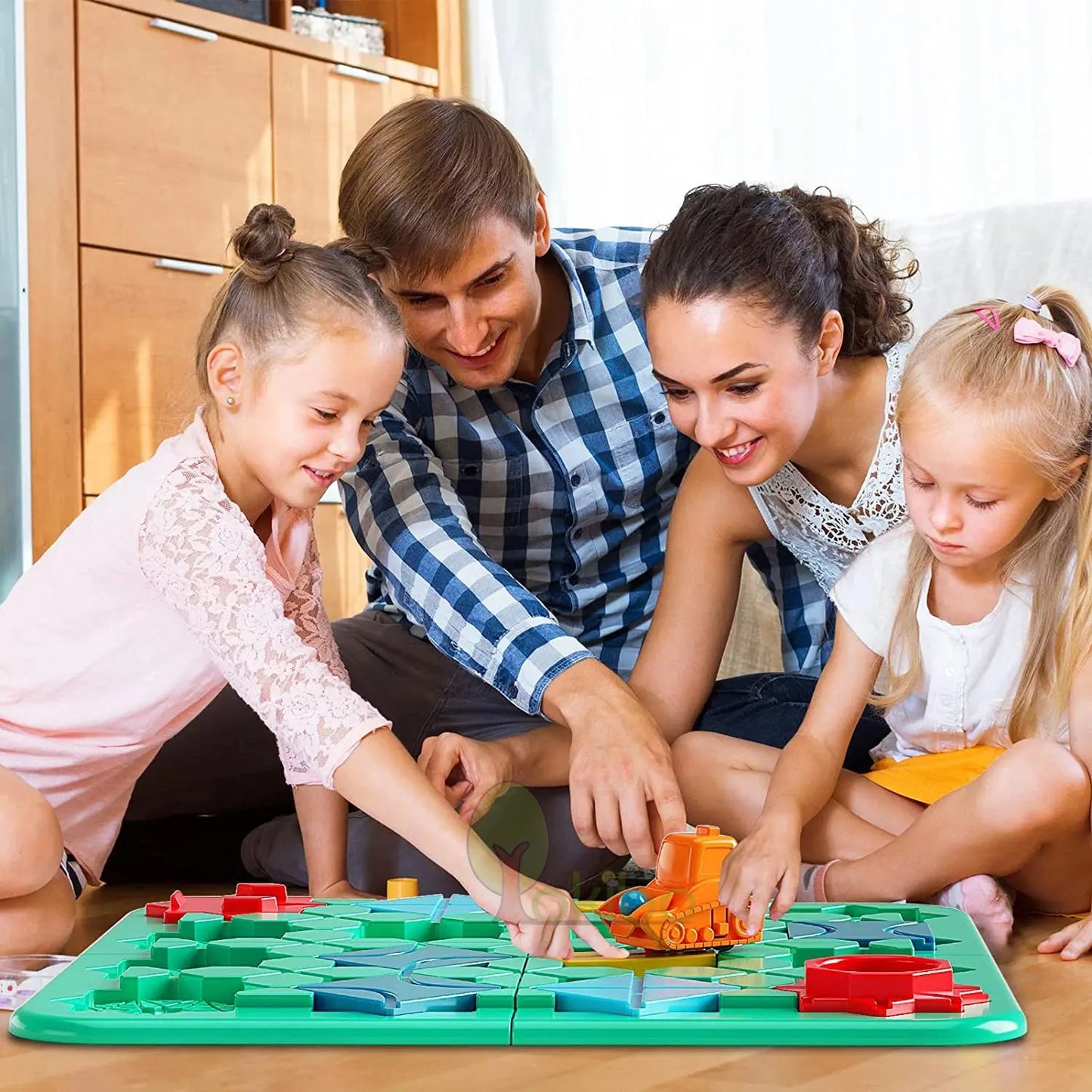 Logic Board Game for Kids Marble Run Blocks Puzzle Car Track Toy Race Car Rail Blocks Track Rail Building and Construction Game Pinochio