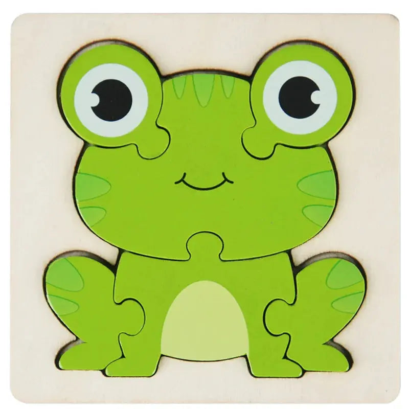 High Quality 3D Wooden Puzzle Baby Cartoon Animal Traffic Jigsaw Early Learning Cognition Game Puzzle Toys for Children Pinochio