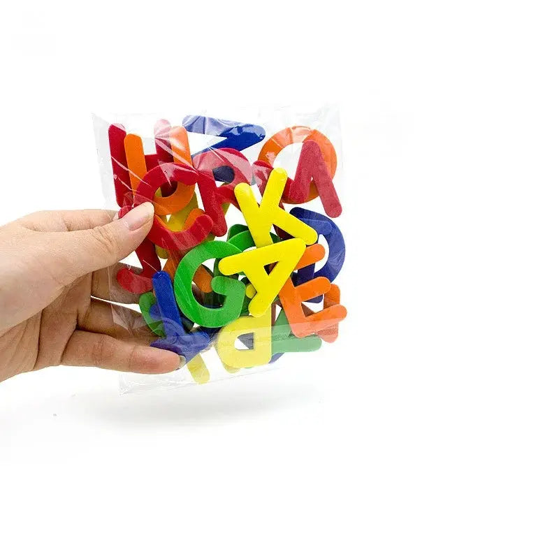 Magnetic Letters Numbers Alphabet ABC 123 Fridge Magnets Plastic Educational Preschool Learning Toy Set Uppercase Lowercase Math Pinochio