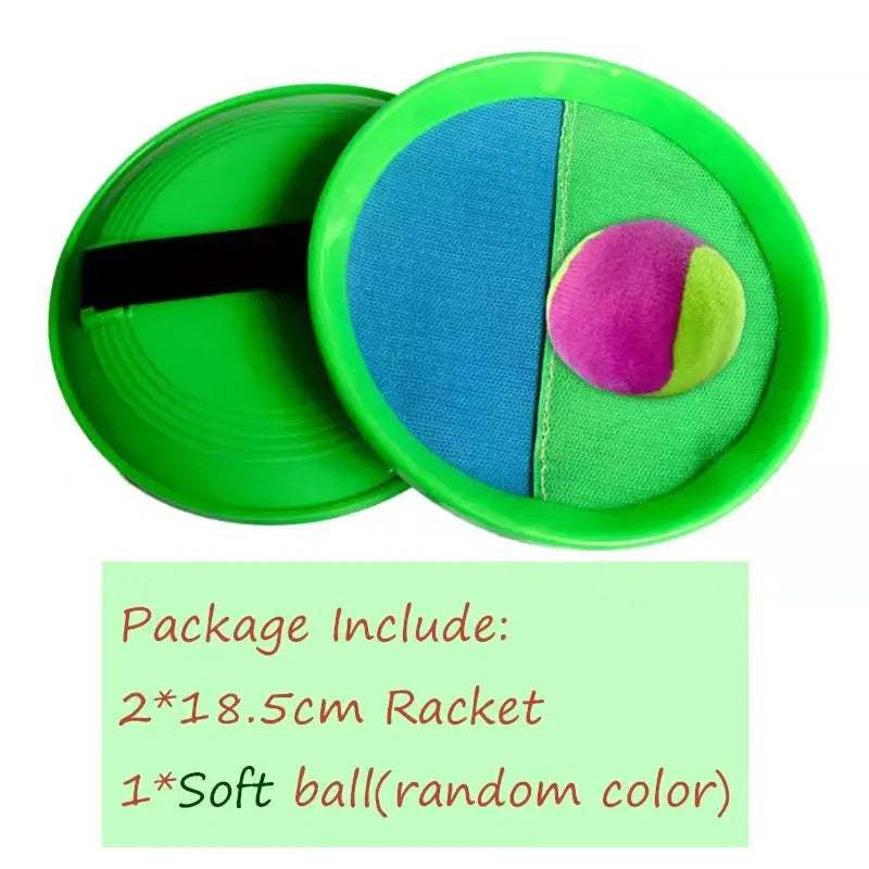 Children Sports Toys Toss & Catch Ball Sticky Balls Summer Outdoor Beach Toy Multiplayer Game Parent-child Interaction Gifts TMZ Pinochio