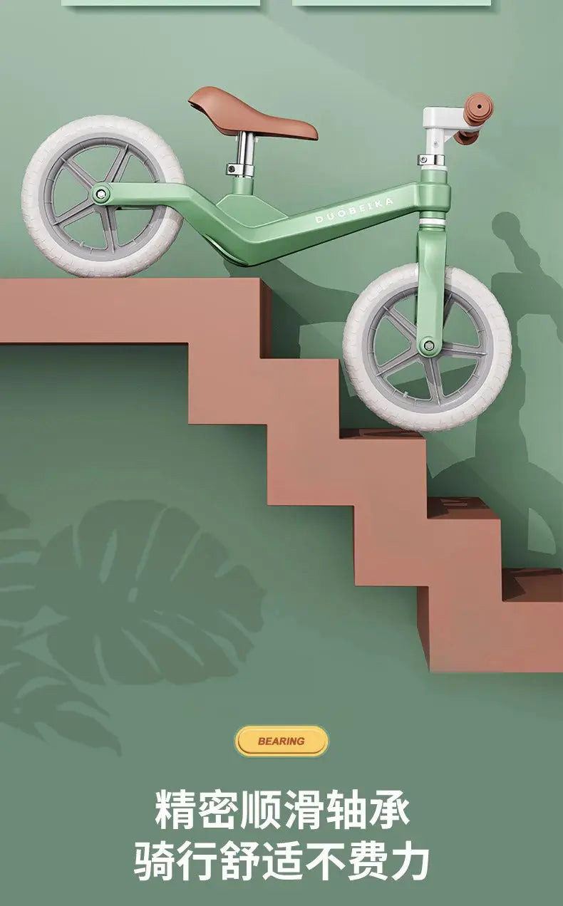Outdoor Children's Balance Bike Toys Without Foot Pedal Baby Sports Training Walker Bicycle Inflatable Tires Best Gift for Kids Pinochio