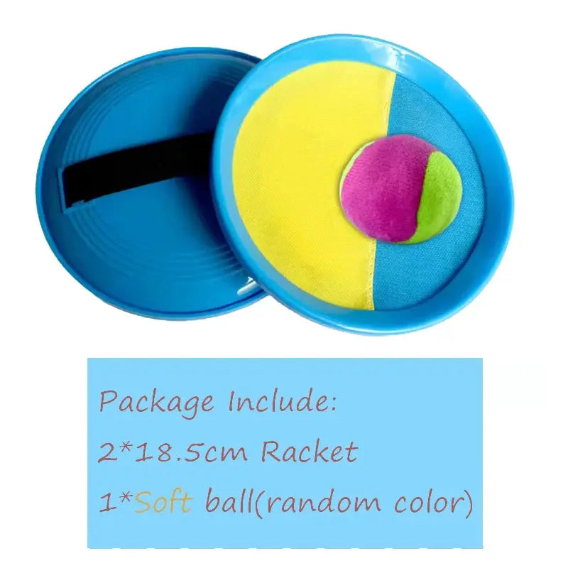Children Sports Toys Toss & Catch Ball Sticky Balls Summer Outdoor Beach Toy Multiplayer Game Parent-child Interaction Gifts TMZ Pinochio