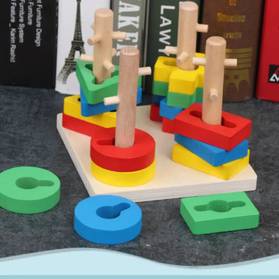 Wooden Toys for Kids Children's Montessori Early Education Toys Logical Training Toys for Baby Birthday Gift for Boys and Girls Pinochio