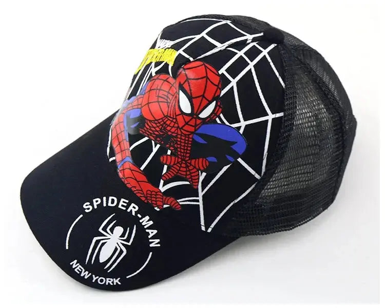 Spiderman Baseball Cap Boys Girls Hats Superhero Peripheral Sunhat Childrens Birthday Gift Cosplay Props Fashion Caps Pinochio