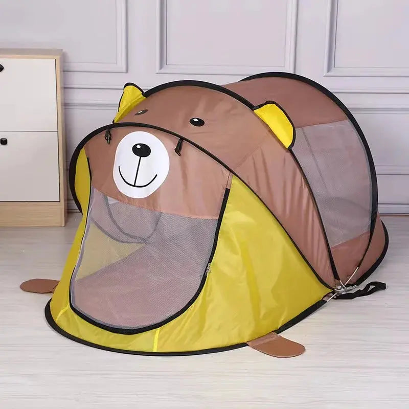 Children'S Pop-Up Game Tent Cartoon Animal Gameplay House Indoor Outdoor Tent House Toys Convenient To Carry Perfect Kids Gifts Pinochio