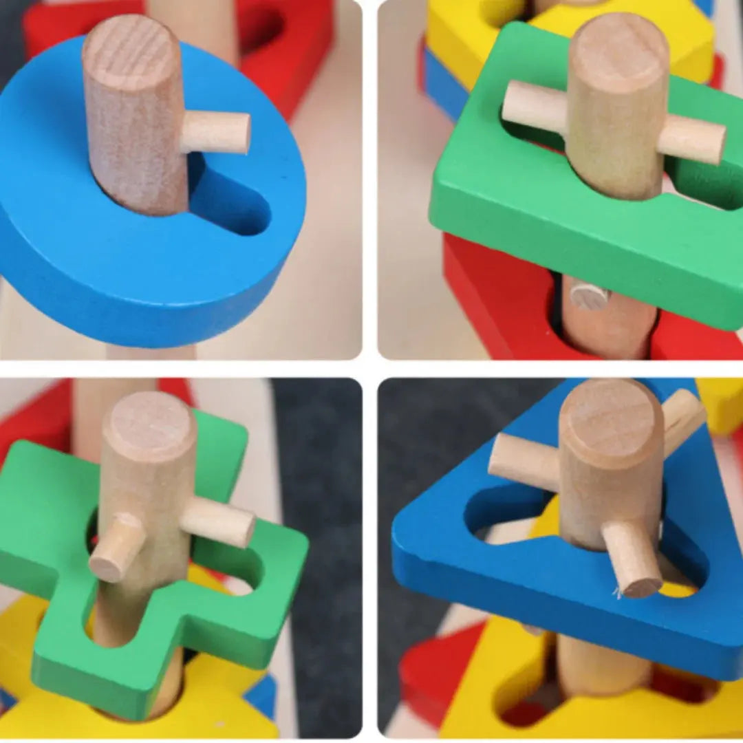 Wooden Toys for Kids Children's Montessori Early Education Toys Logical Training Toys for Baby Birthday Gift for Boys and Girls Pinochio
