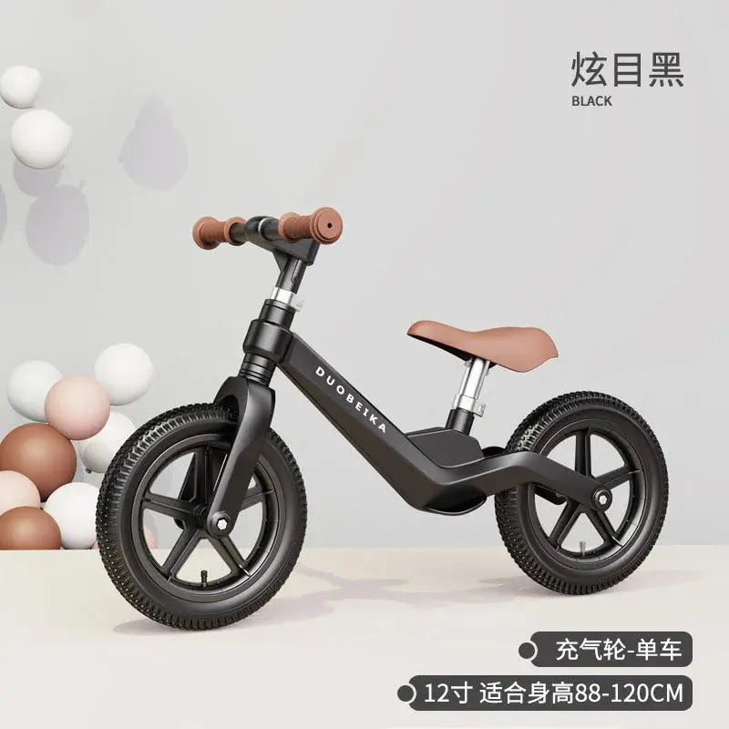 Outdoor Children's Balance Bike Toys Without Foot Pedal Baby Sports Training Walker Bicycle Inflatable Tires Best Gift for Kids Pinochio