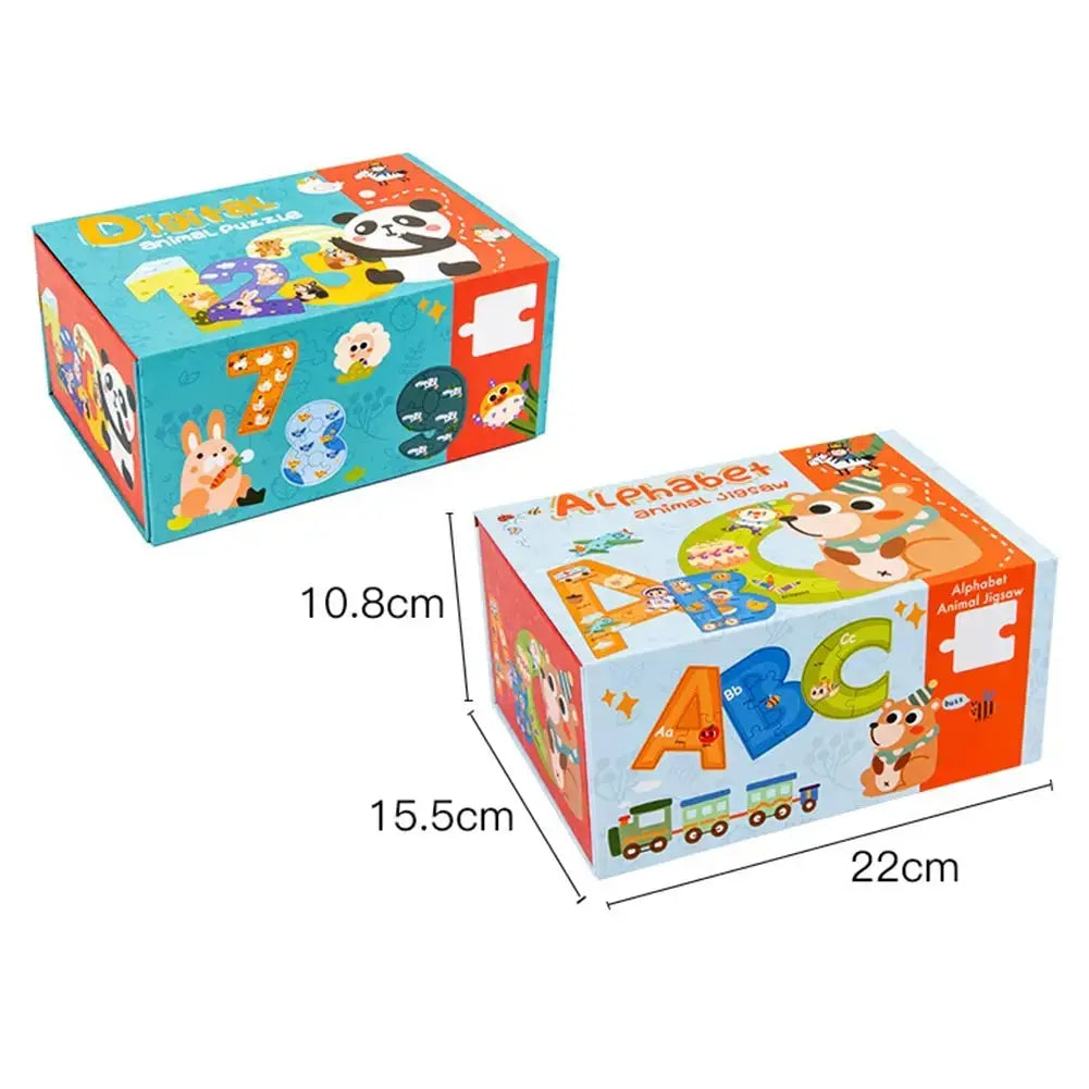Montessori Wooden Alphabet Puzzles for Kids 3 4 5 Years ABC Kids Learning Toys Educational Montessori Puzzle for Preschool Boys Pinochio